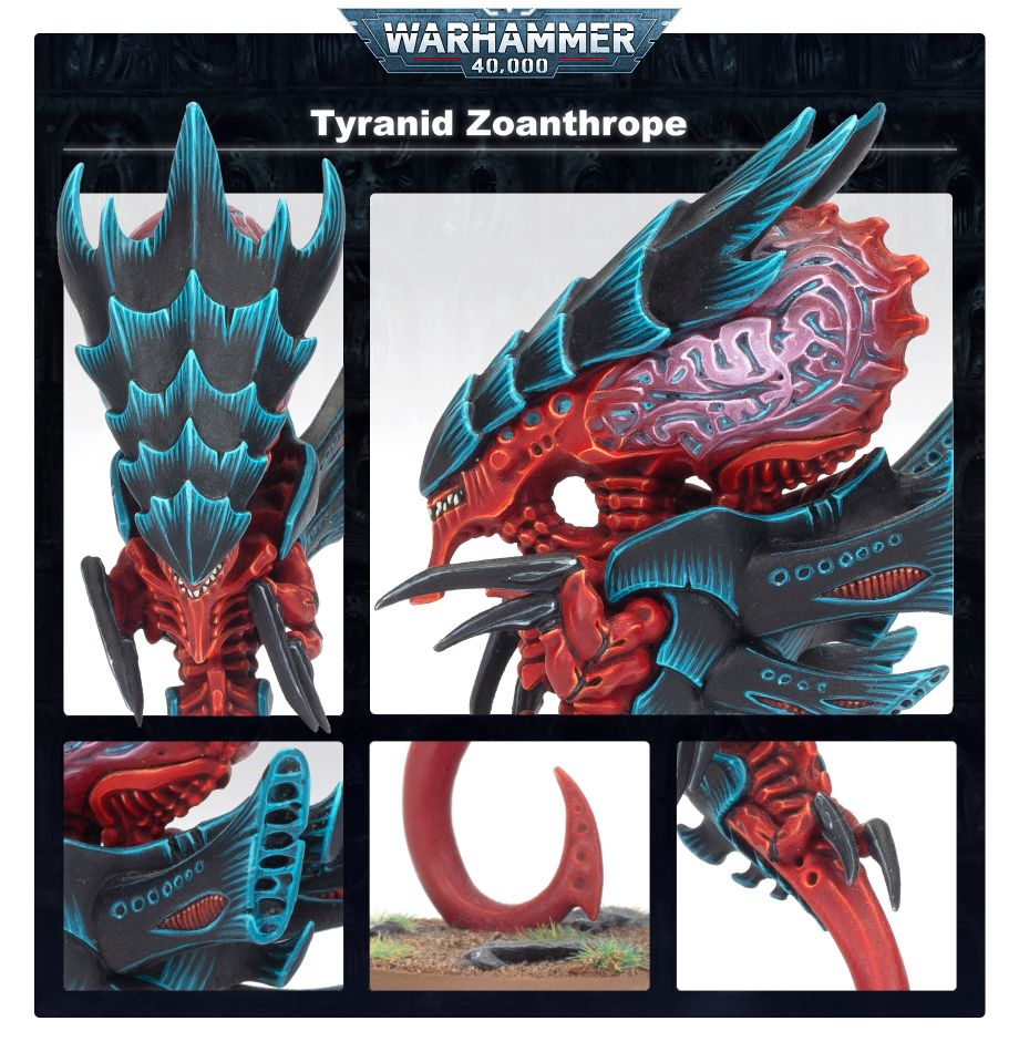 Tyranids: Venomthropes model detail - Loaded Dice