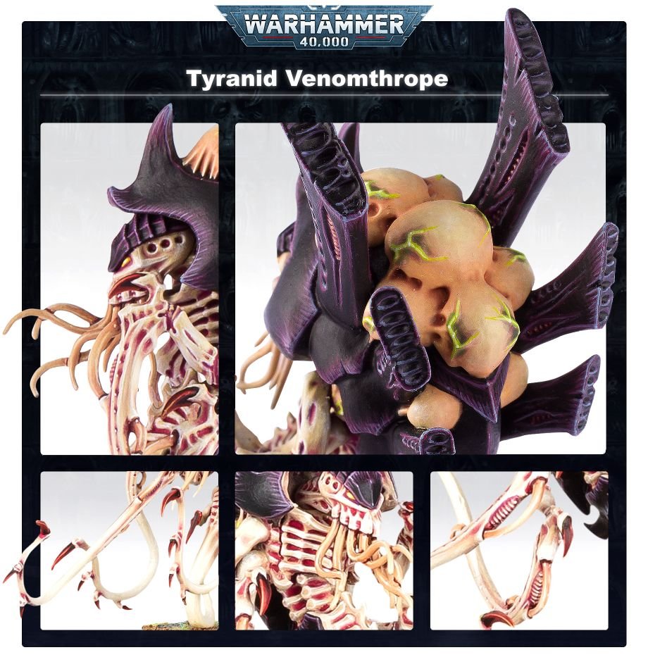 Tyranids: Venomthropes model detail - Loaded Dice