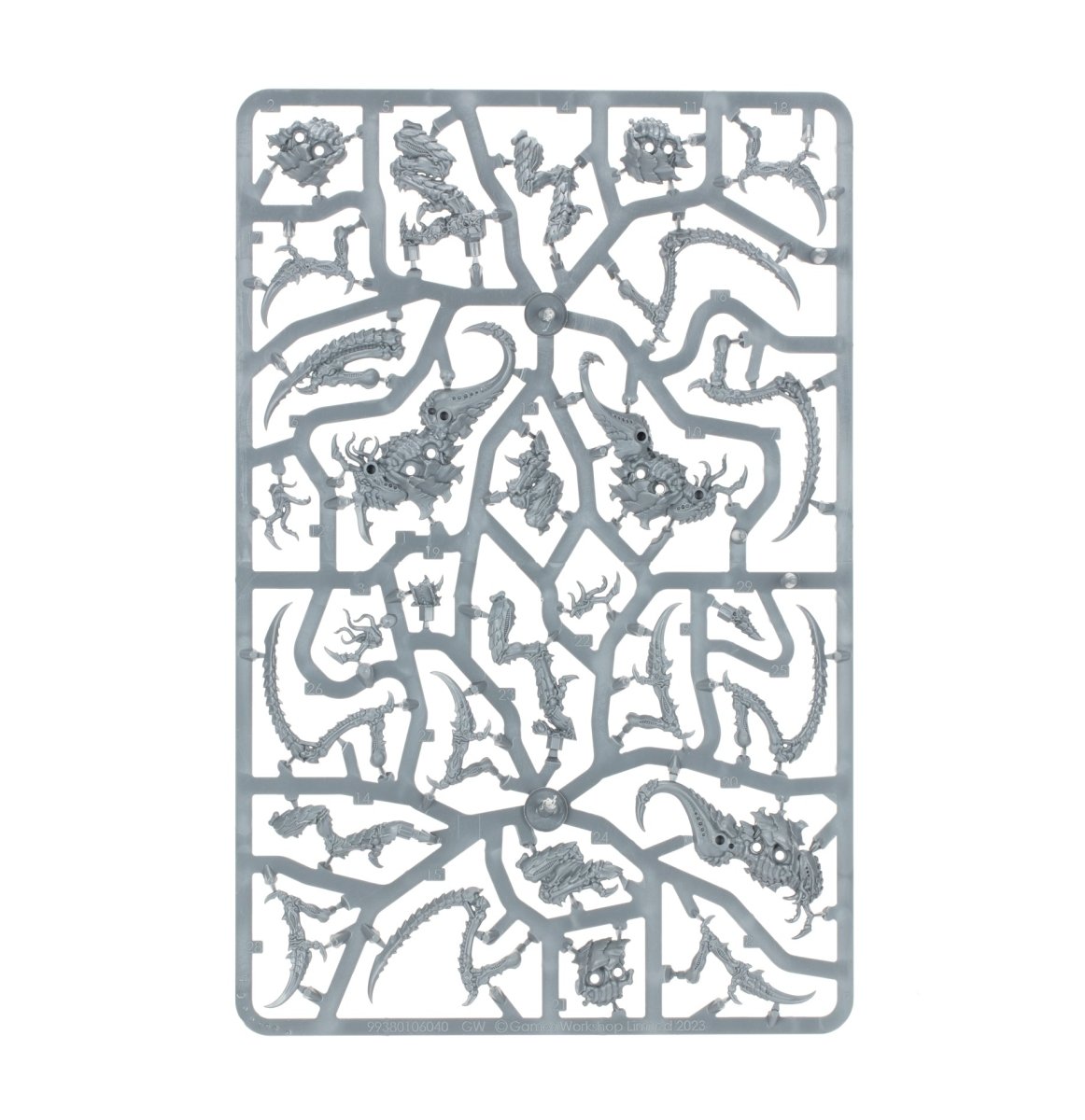 Tyranids: Von Ryan's Leapers sprue contents - Loaded Dice