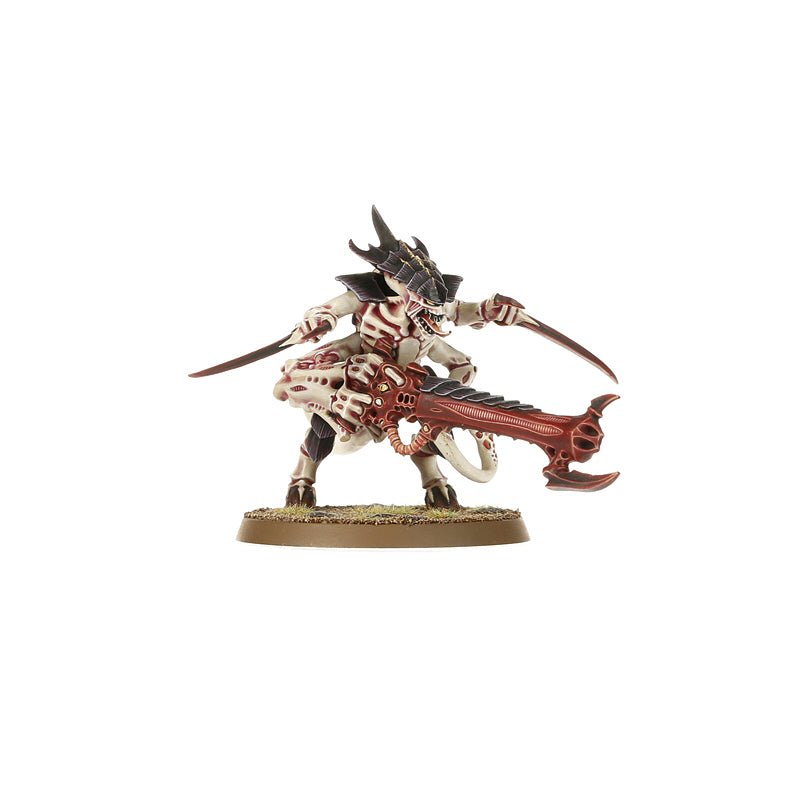 Painted Tyranid Warrior carrying a heavy venom cannon