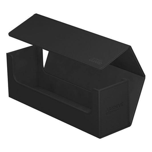 Ultimate Guard Arkhive 400+ Xenoskin card box, black, empty with the lid open