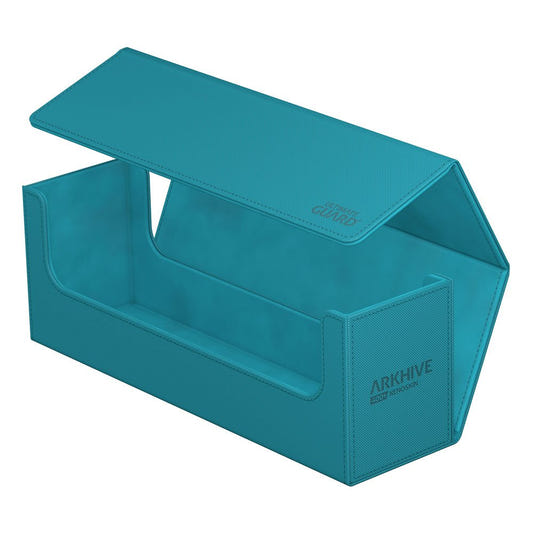 Ultimate Guard Arkhive 400+ Xenoskin card box, petrol, empty with the lid open
