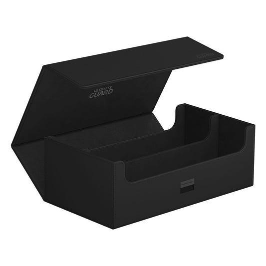 Ultimate Guard Arkhive 800+ Xenoskin card box, black, empty with the lid open