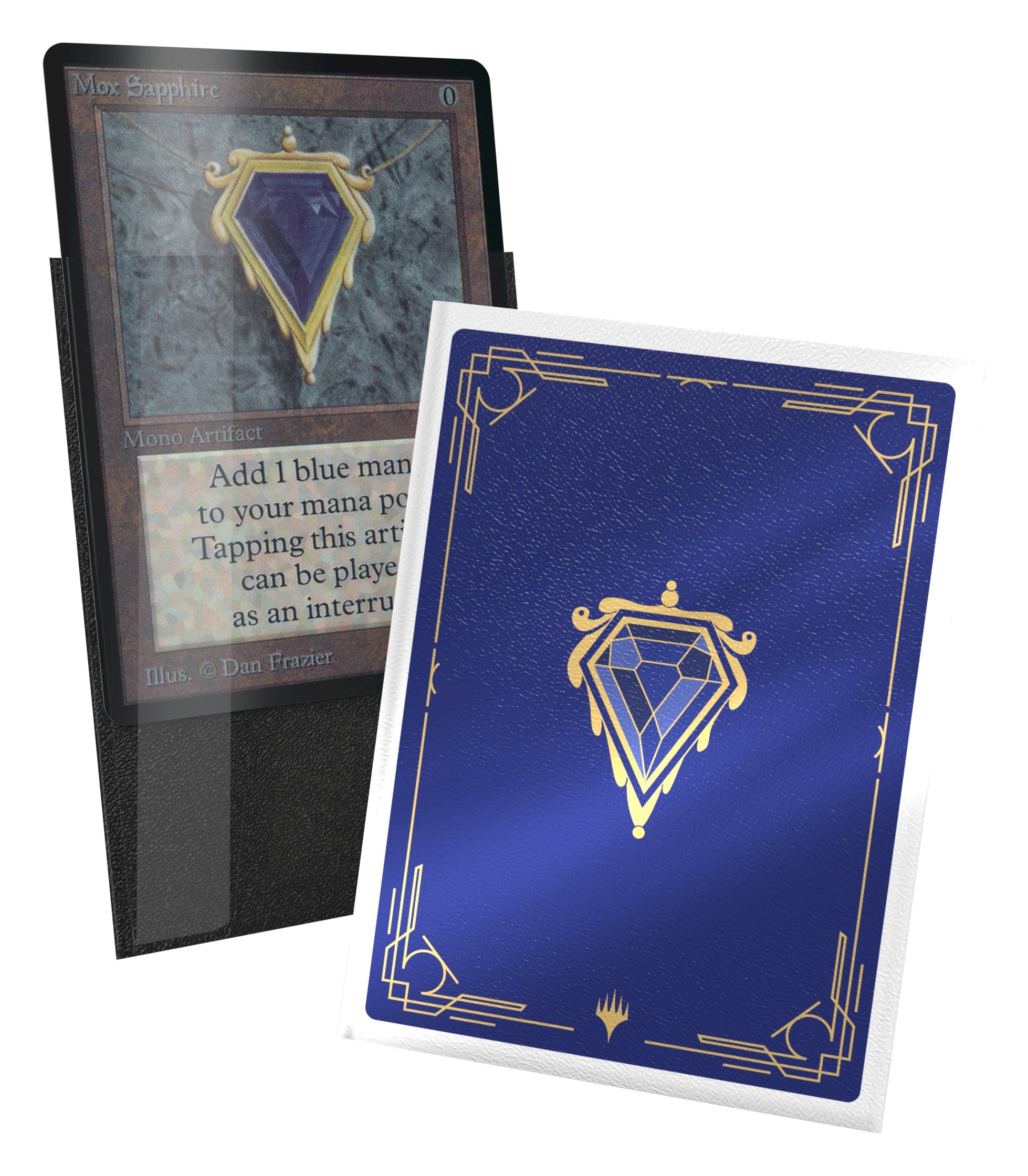 Mox Sapphire sleeve front and back detail