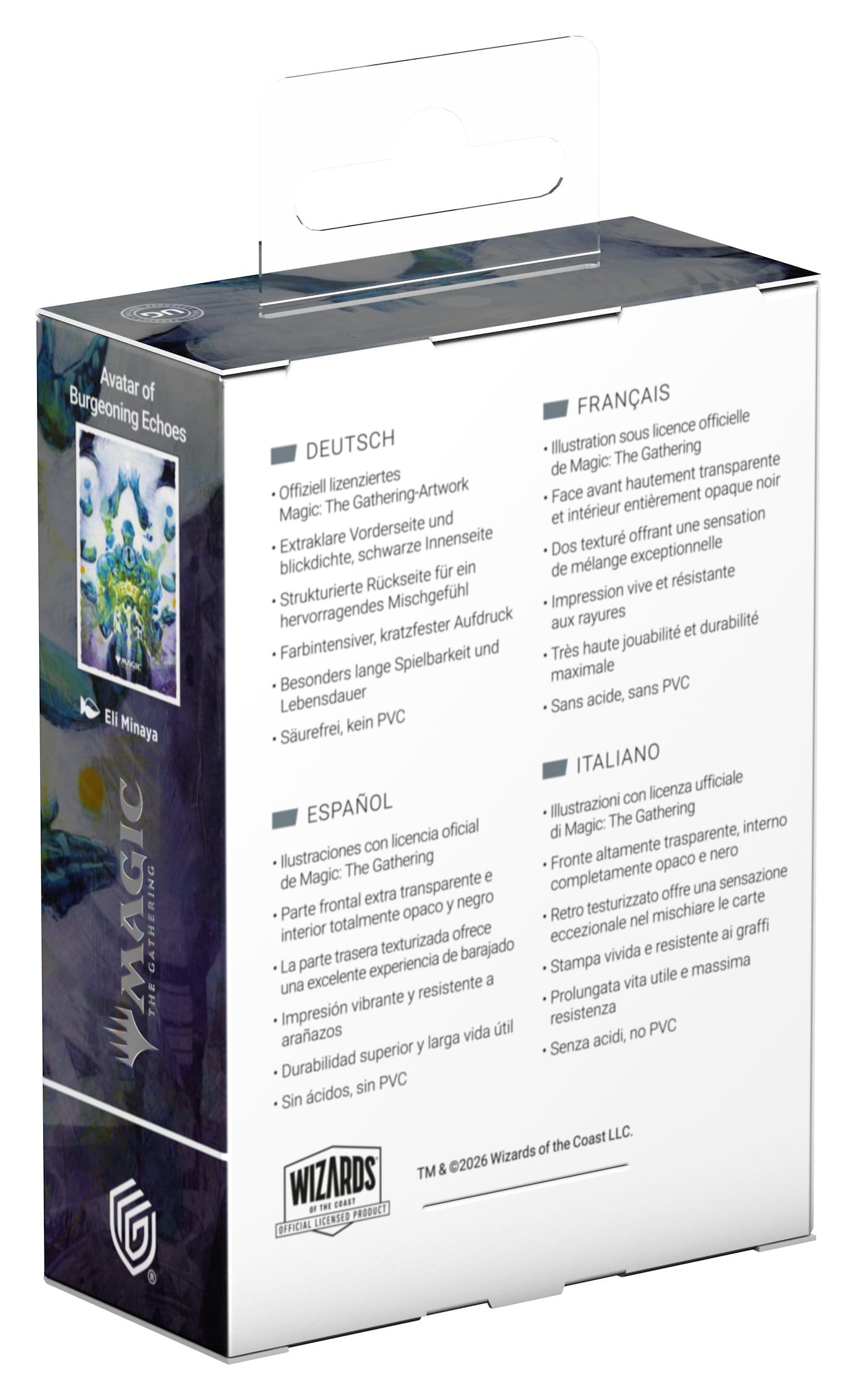 Ultimate Guard Art Sleeves - MTG Reality Fracture - Avatar of Burgeoning Echoes