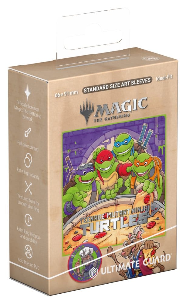 Ultimate Guard Art Sleeves MTG | TMNT - Pizza Box - Loaded Dice