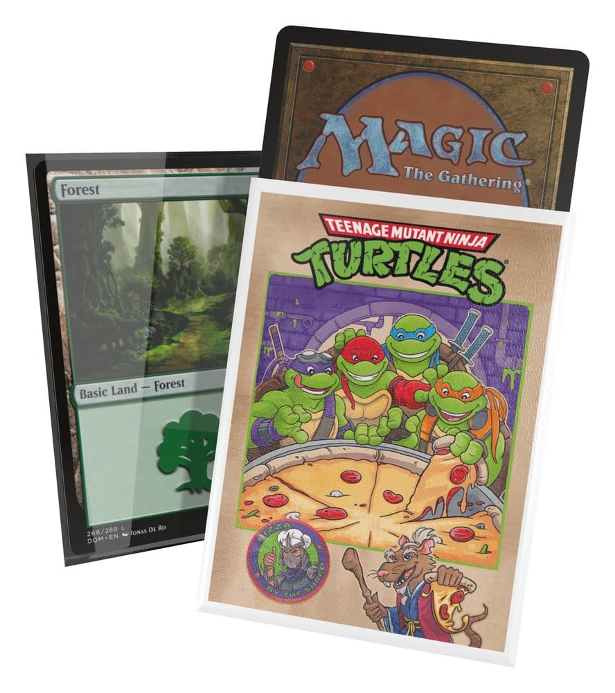Ultimate Guard Art Sleeves MTG | TMNT - Pizza Box - Loaded Dice