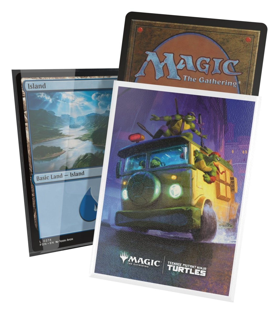 Ultimate Guard Art Sleeves MTG | TMNT - Turtle Van - Loaded Dice