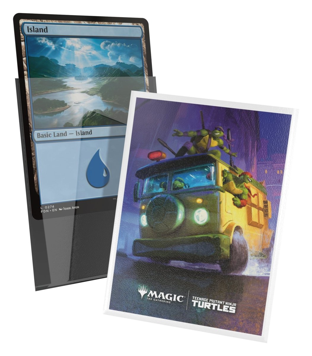 Ultimate Guard Art Sleeves MTG | TMNT - Turtle Van - Loaded Dice