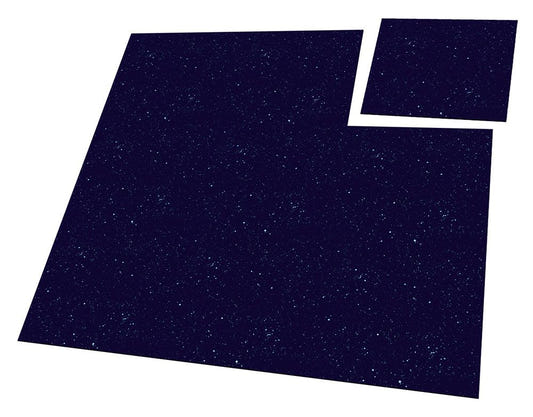 Ultimate Guard Battle-Tiles 1' Dark Space, starfield tiles laid out with one tile lifted away
