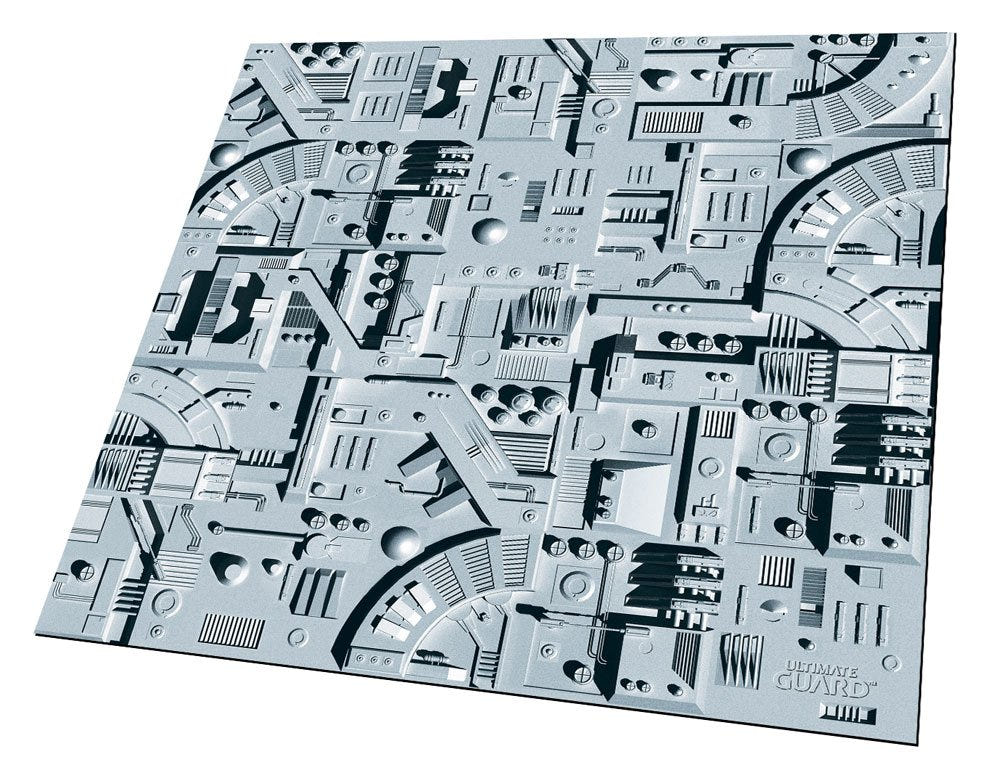 Ultimate Guard Battle-Tiles 1' Starship, close-up of a single starship deck tile