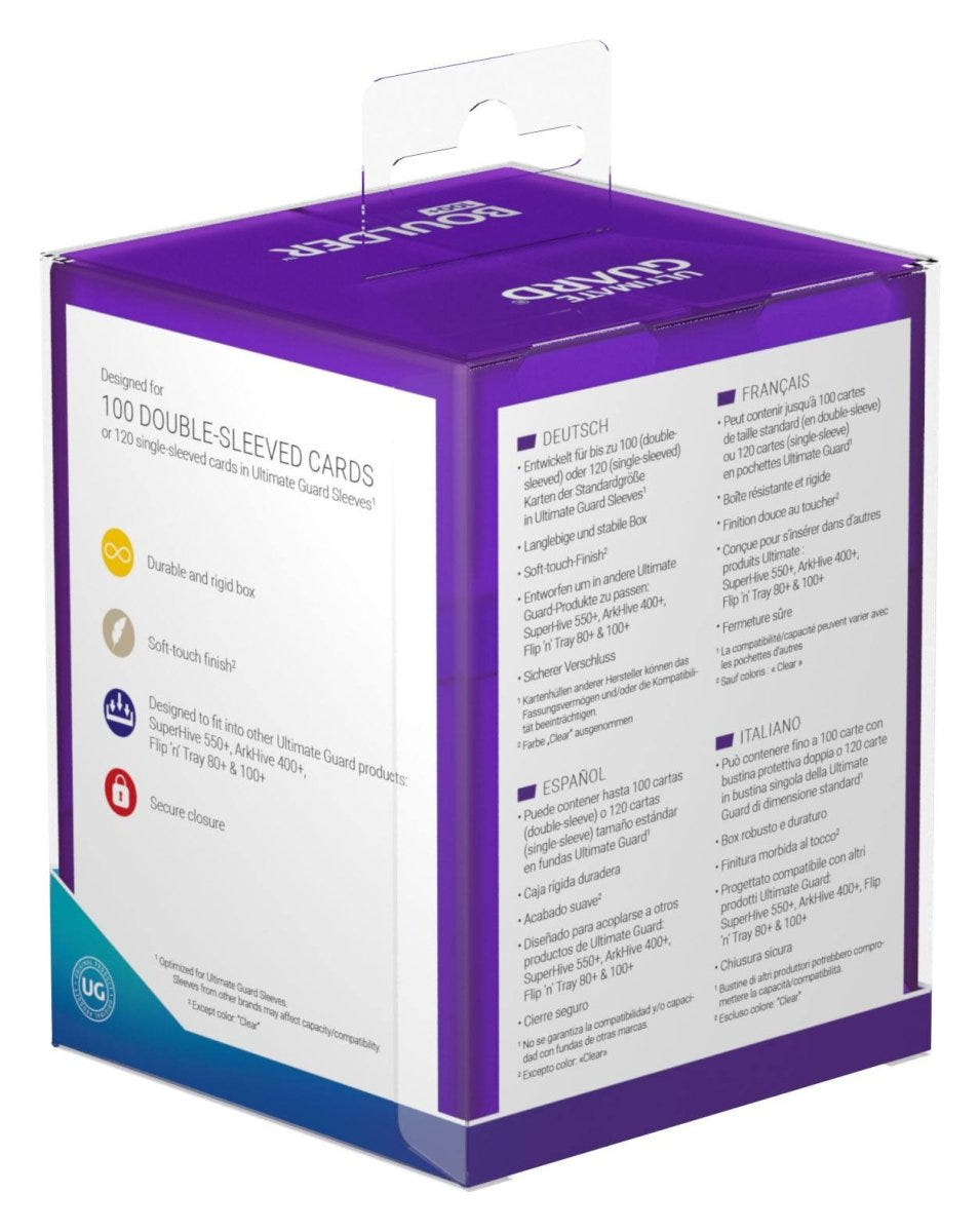 Ultimate Guard Boulder 100+ - Amethyst - Loaded Dice