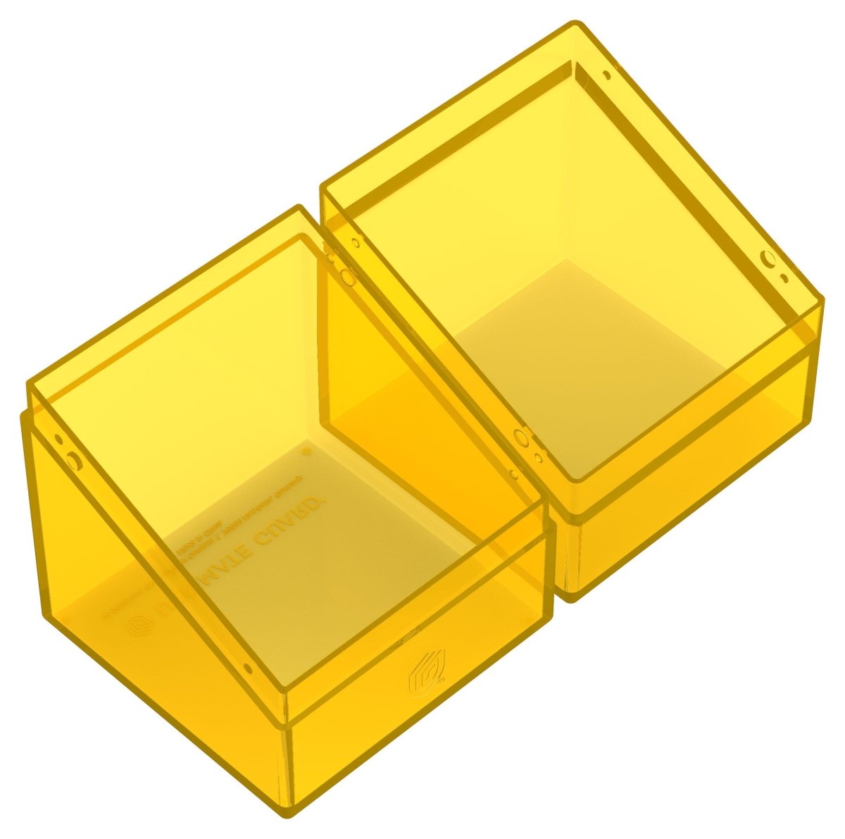 Ultimate Guard Boulder 100+ Clear - Amber - Loaded Dice
