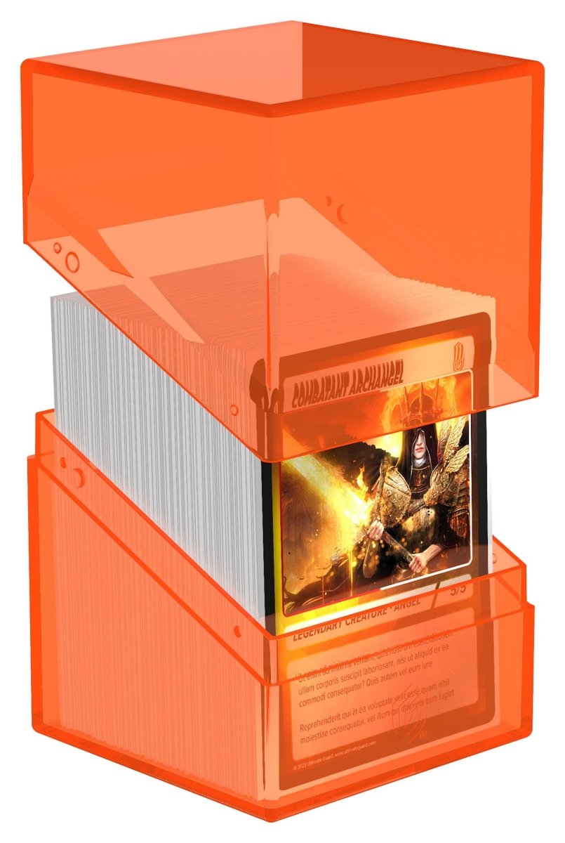 Ultimate Guard Boulder 100+ Clear - Poppy Topaz - Loaded Dice