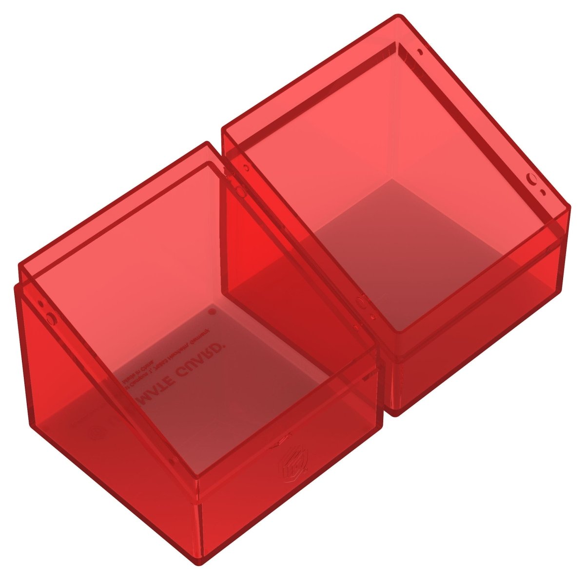 Ultimate Guard Boulder 100+ Clear - Ruby - Loaded Dice