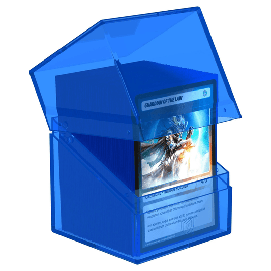 Ultimate Guard Boulder 100+ Clear - Sapphire - Loaded Dice