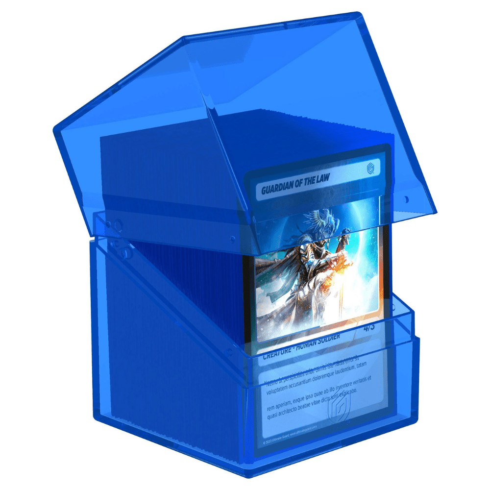 Ultimate Guard Boulder 100+ Clear - Sapphire - Loaded Dice