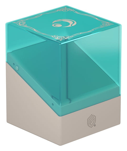 Ultimate Guard Boulder 100+ MTG Lorwyn Eclipsed Merrow deck box, closed, front view showing printed lid emblem