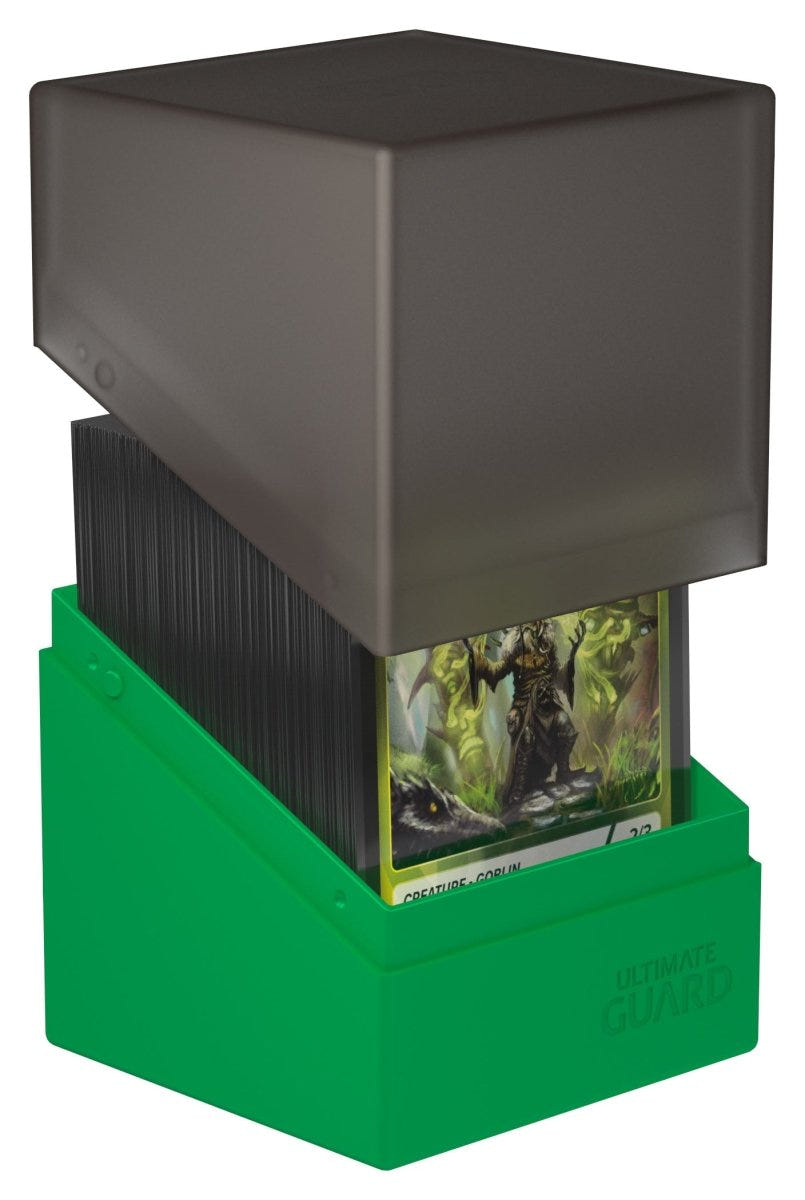 Ultimate Guard Boulder 100+ Synergy - Black/Green - Loaded Dice