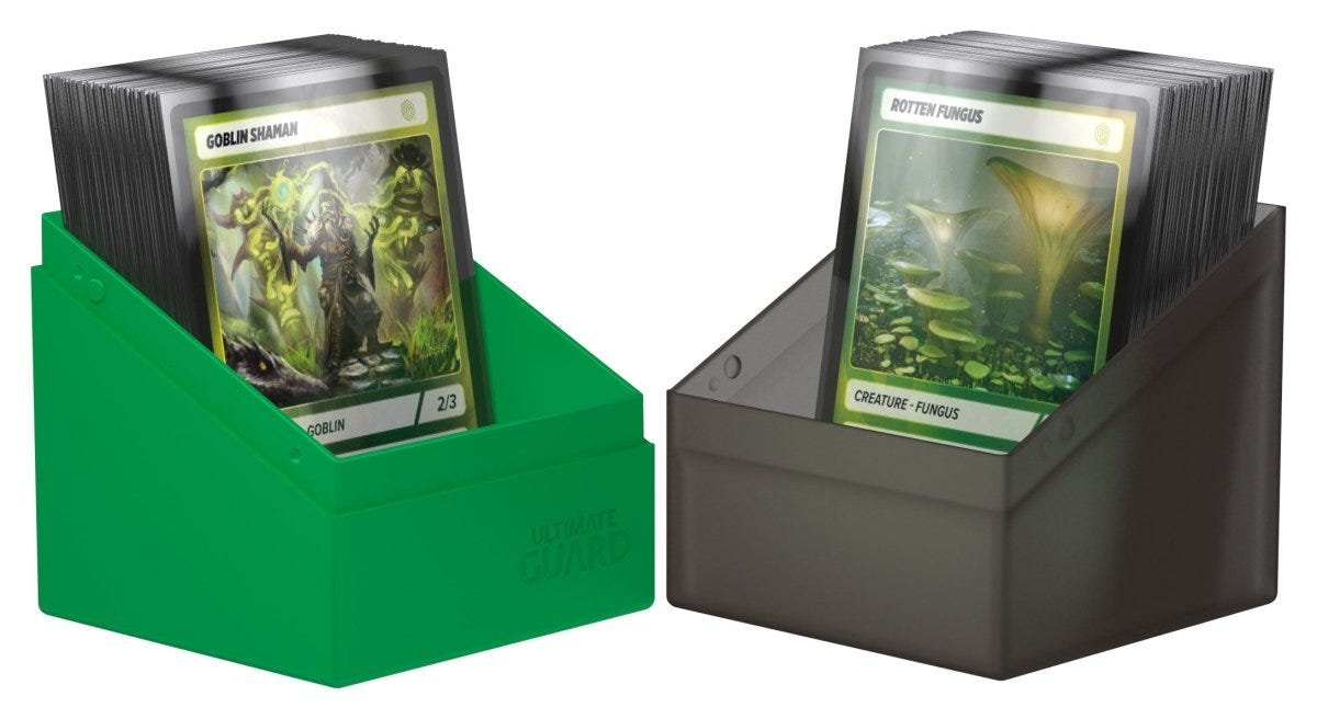 Ultimate Guard Boulder 100+ Synergy - Black/Green - Loaded Dice
