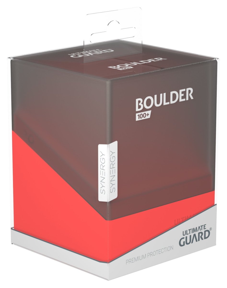 Ultimate Guard Boulder 100+ Synergy - Black/Red - Loaded Dice