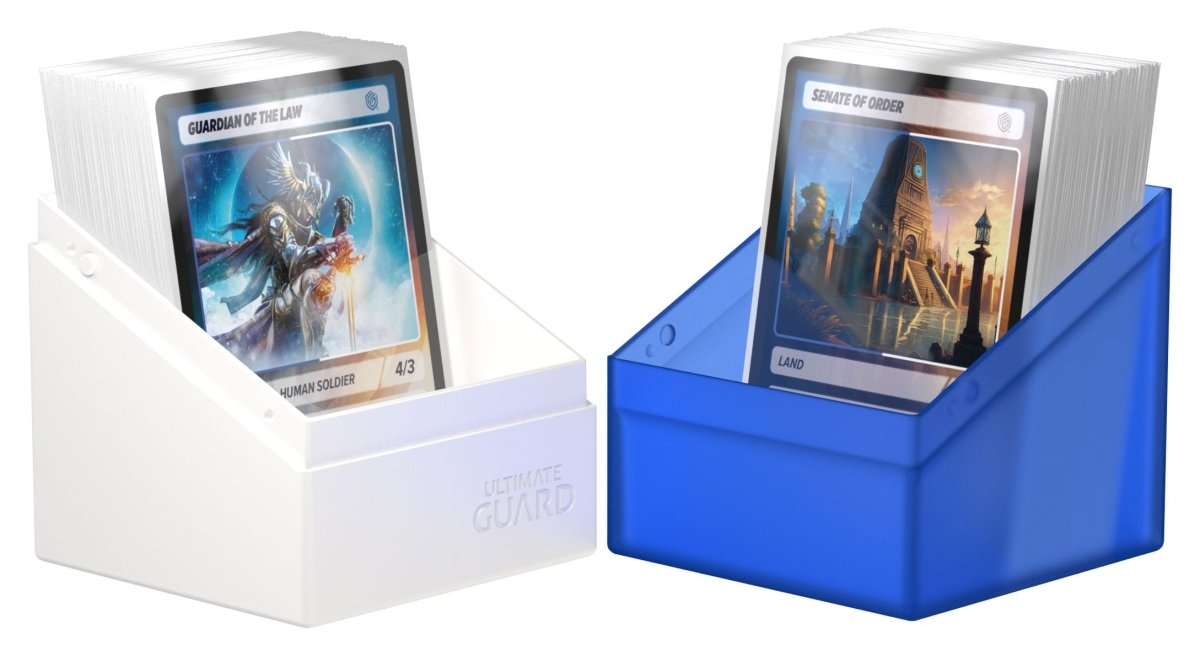 Ultimate Guard Boulder 100+ Synergy - Blue/White - Loaded Dice
