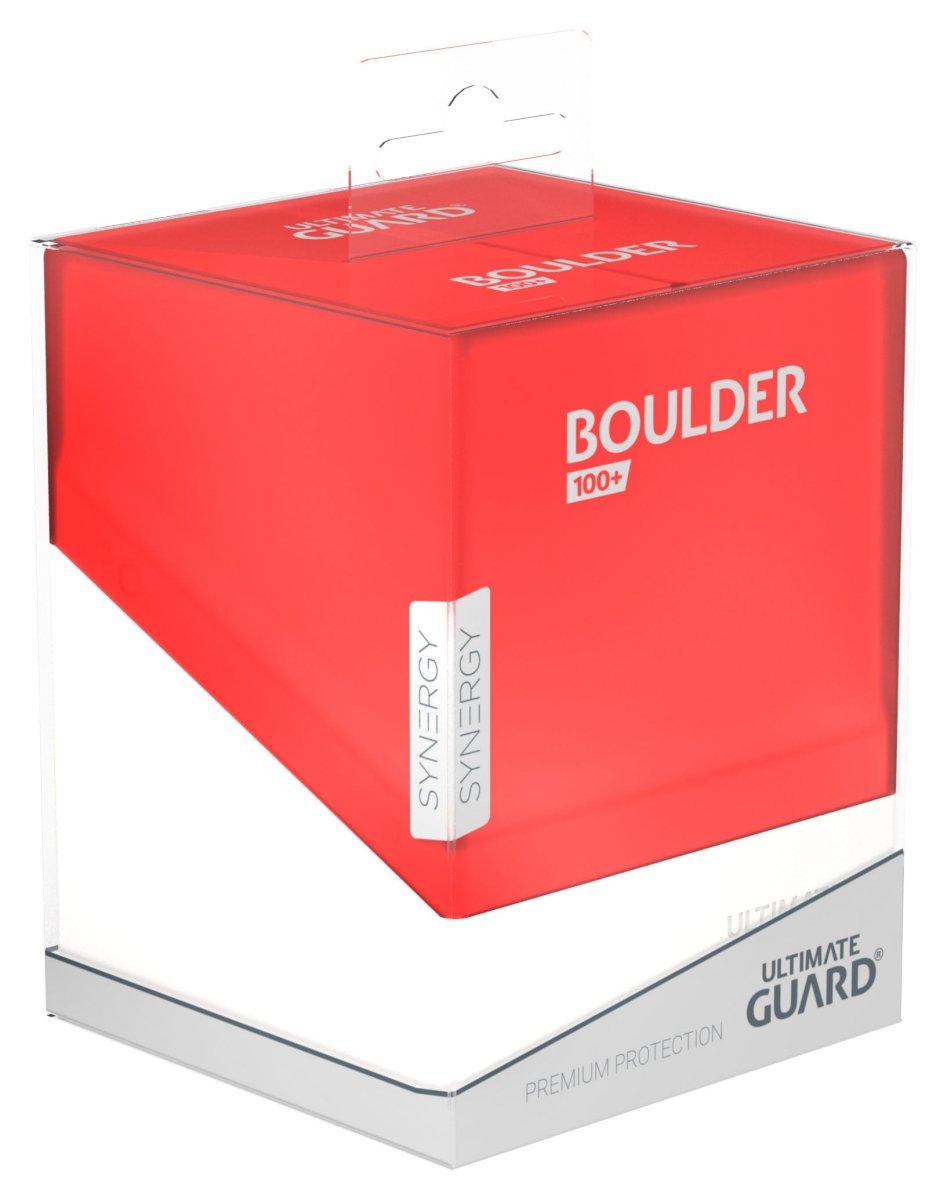 Ultimate Guard Boulder 100+ Synergy - Red/White - Loaded Dice