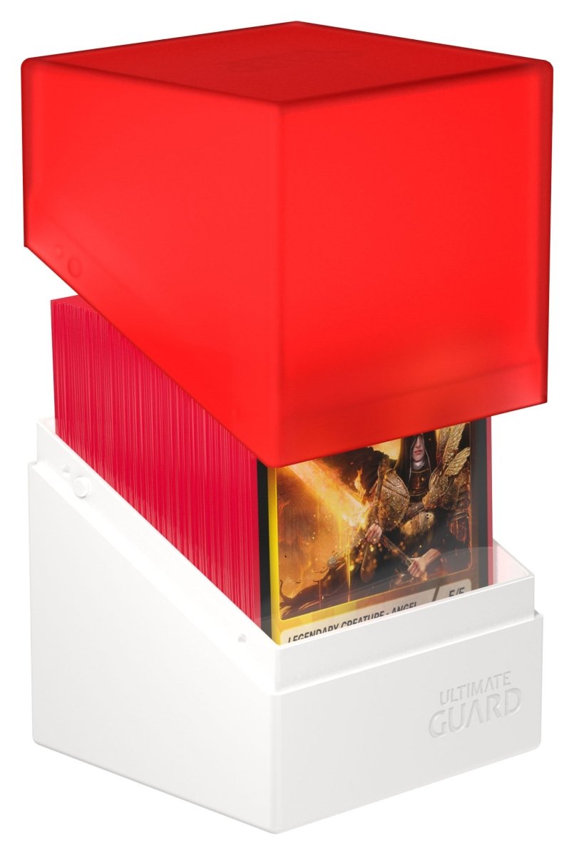 Ultimate Guard Boulder 100+ Synergy - Red/White - Loaded Dice