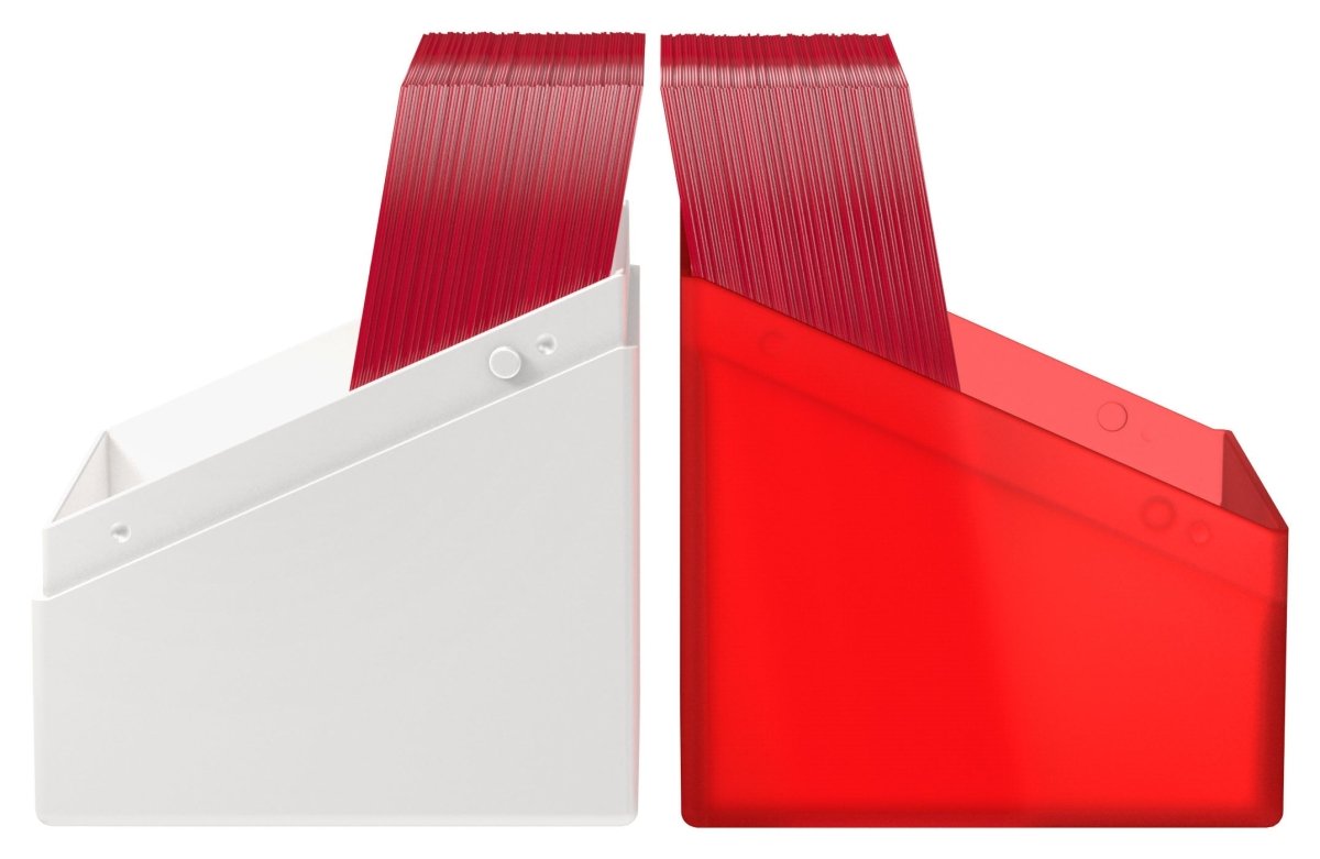 Ultimate Guard Boulder 100+ Synergy - Red/White - Loaded Dice