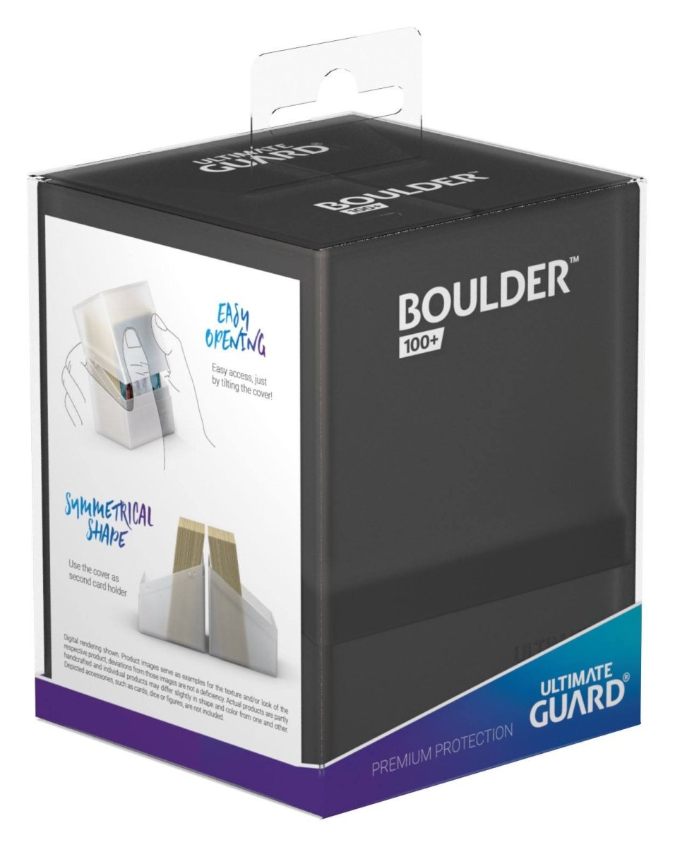 Ultimate Guard - Boulder Deck Case 100+ - Onyx - Loaded Dice