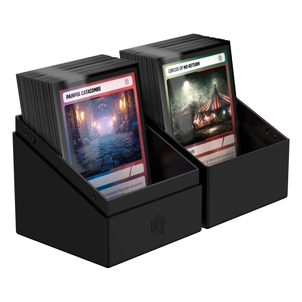 Ultimate Guard - Boulder Deck Case 100+ Solid Black - Loaded Dice
