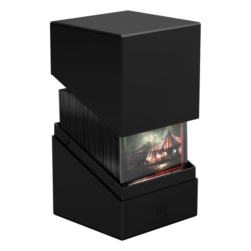 Ultimate Guard - Boulder Deck Case 100+ Solid Black - Loaded Dice
