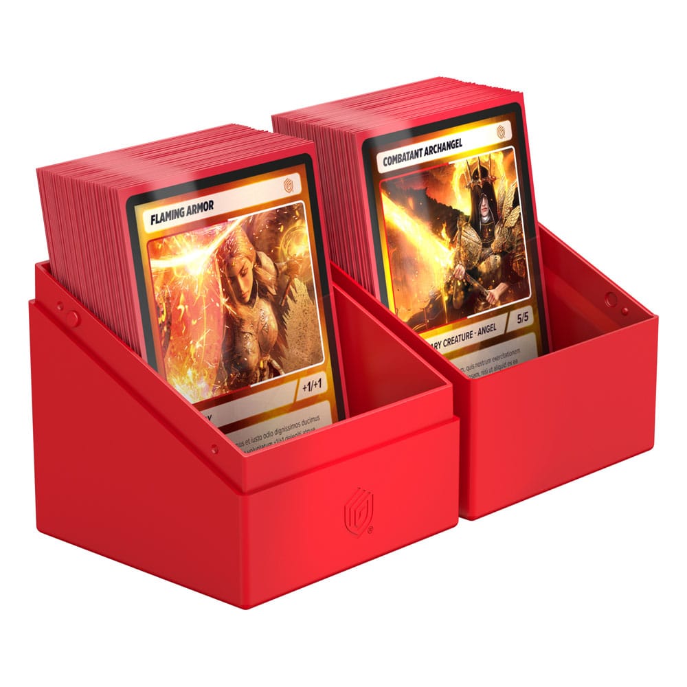Ultimate Guard - Boulder Deck Case 100+ Solid Red - Loaded Dice