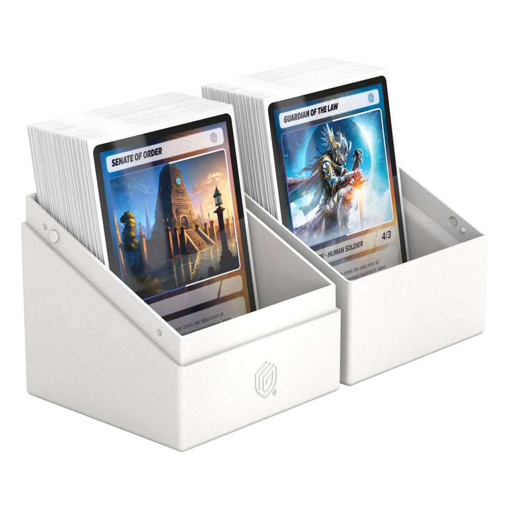 Ultimate Guard - Boulder Deck Case 100+ Solid White - Loaded Dice