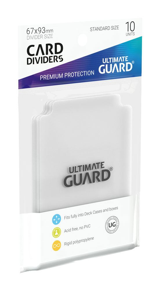 Ultimate Guard Card Dividers Standard Size Transparent (10) - Loaded Dice