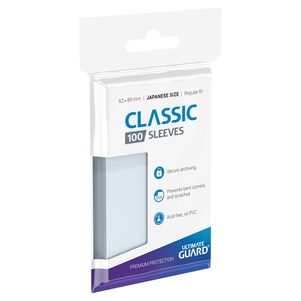 Ultimate Guard - Classic Soft Sleeves Japanese Size 100 Pack - Loaded Dice