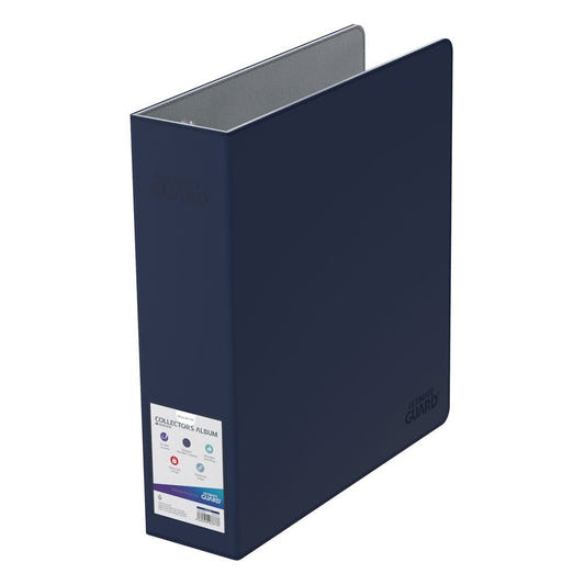 Ultimate Guard Collector's Album Xenoskin Regular blue ring binder, empty, standing, spine view