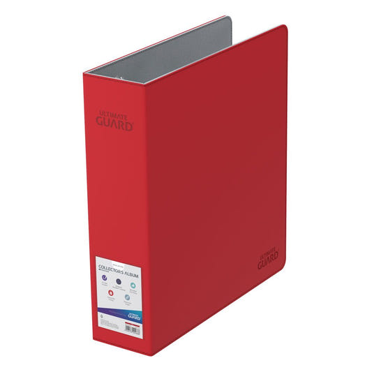 Ultimate Guard Collector's Album Xenoskin Regular red ring binder, empty, standing, spine view