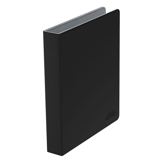 Ultimate Guard Collector's Album Xenoskin Regular Slim black ring binder, empty, standing, spine view