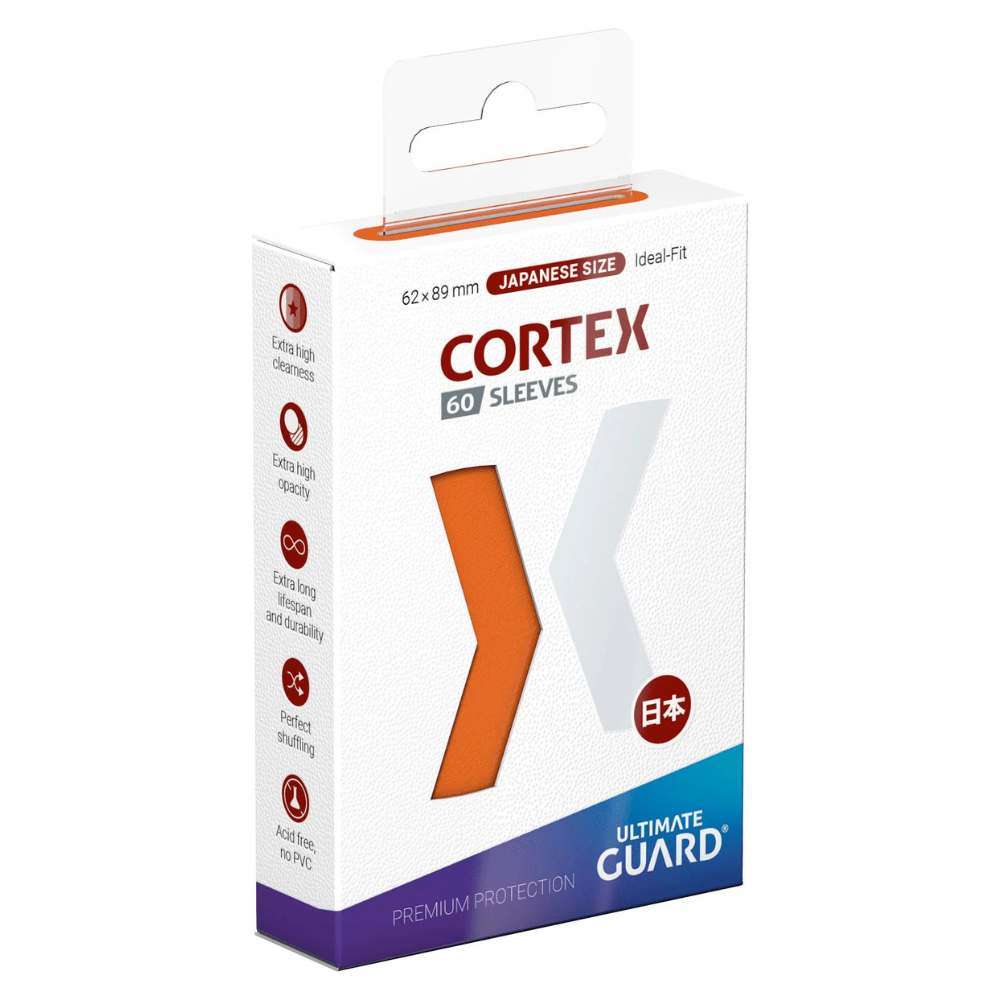 Ultimate Guard Cortex Sleeves Japanese Size (60) - Orange - Loaded Dice