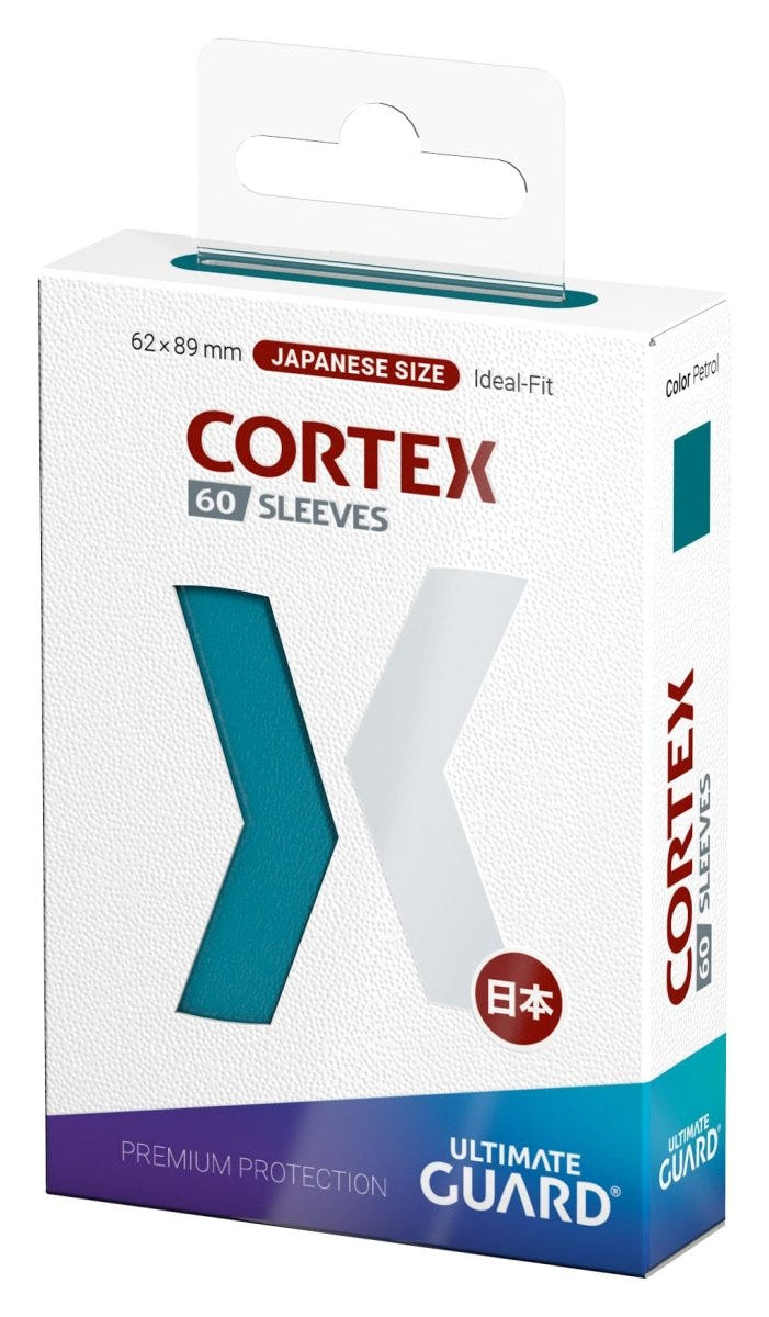 Ultimate Guard Cortex Sleeves Japanese Size (60) - Petrol - Loaded Dice