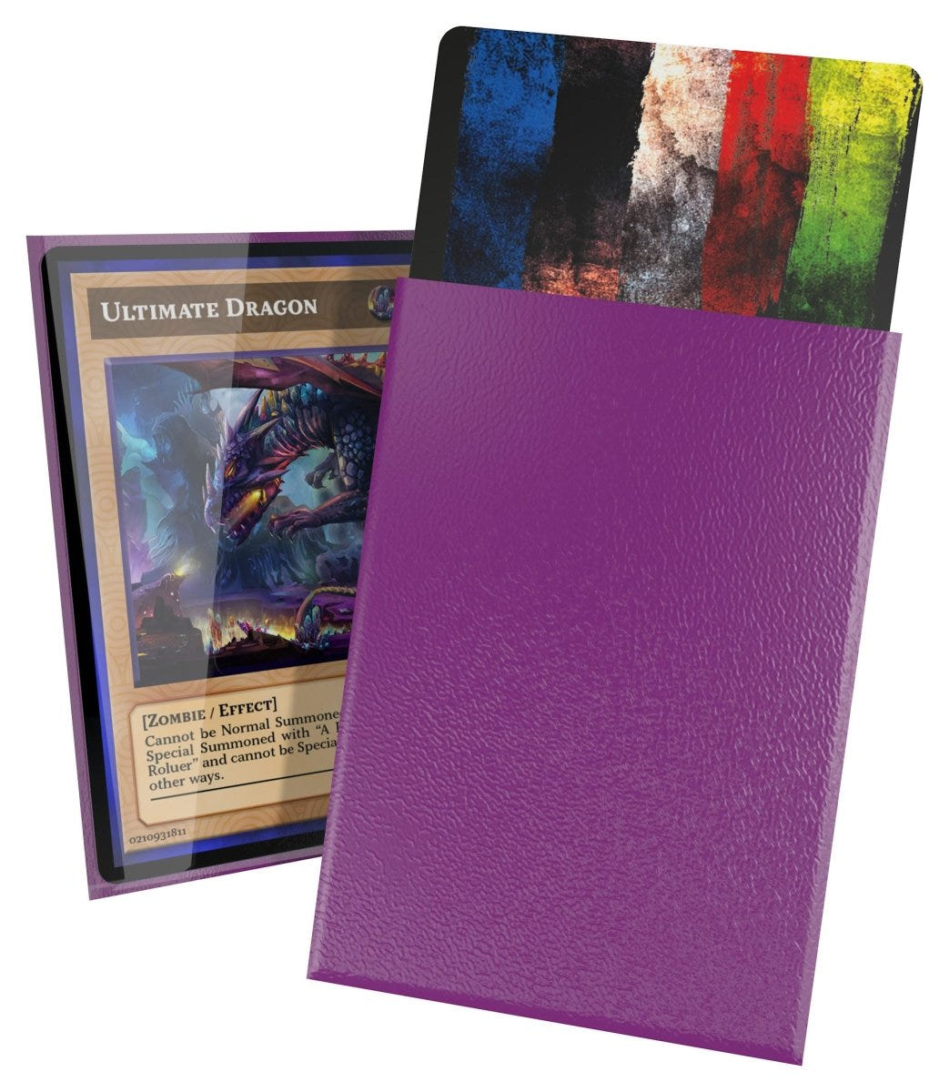 Ultimate Guard Cortex Sleeves Japanese Size (60) - Purple - Loaded Dice