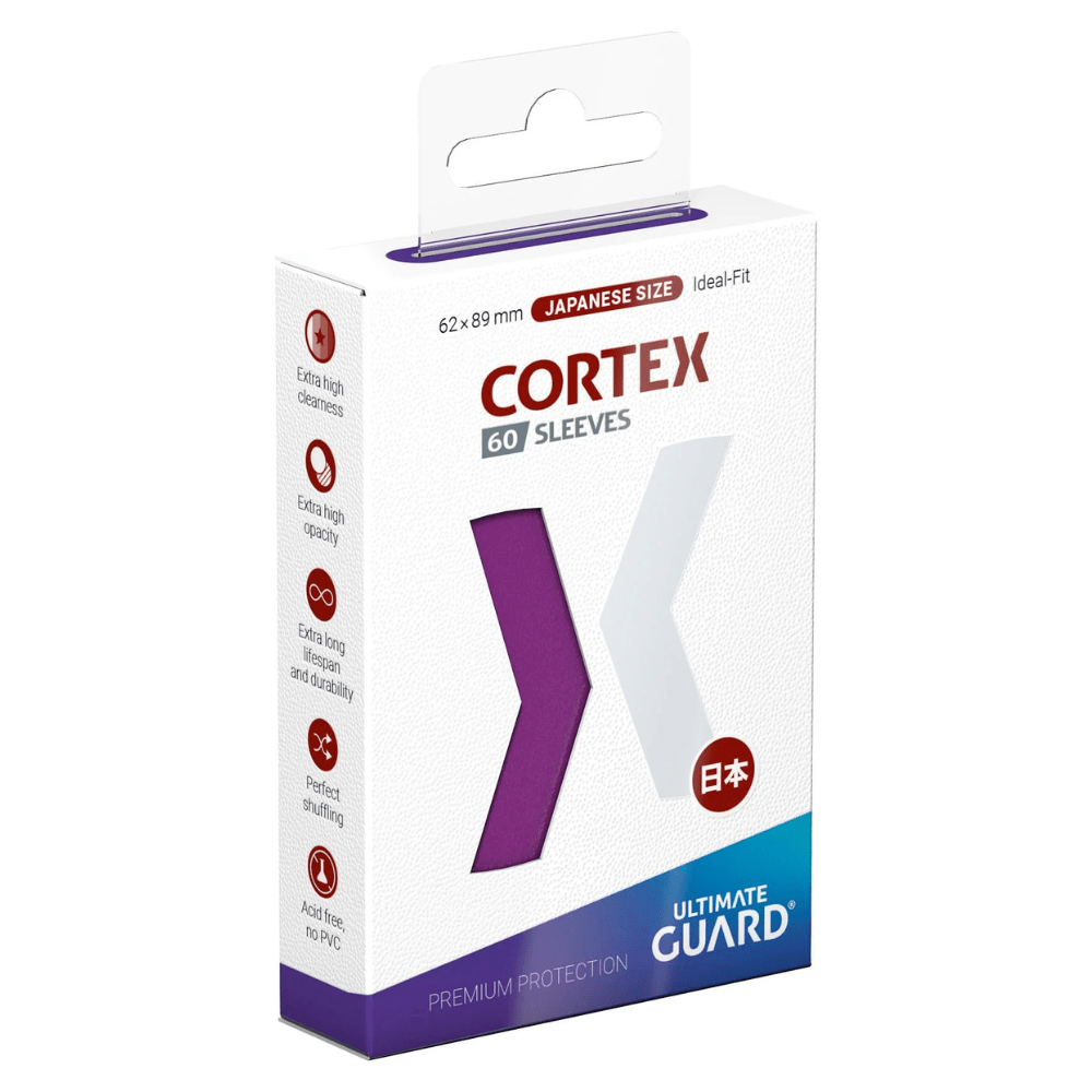 Ultimate Guard Cortex Sleeves Japanese Size (60) - Purple - Loaded Dice