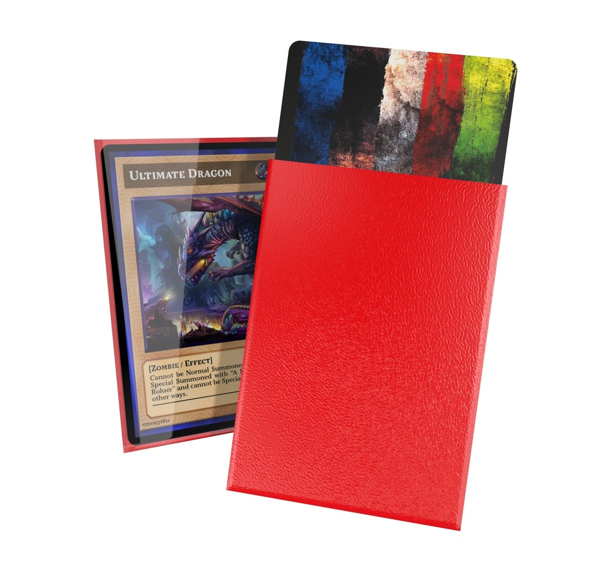 Ultimate Guard Cortex Sleeves Japanese Size (60) - Red - Loaded Dice