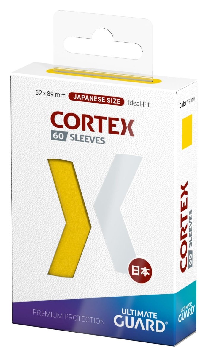 Ultimate Guard Cortex Sleeves Japanese Size (60) - Yellow - Loaded Dice