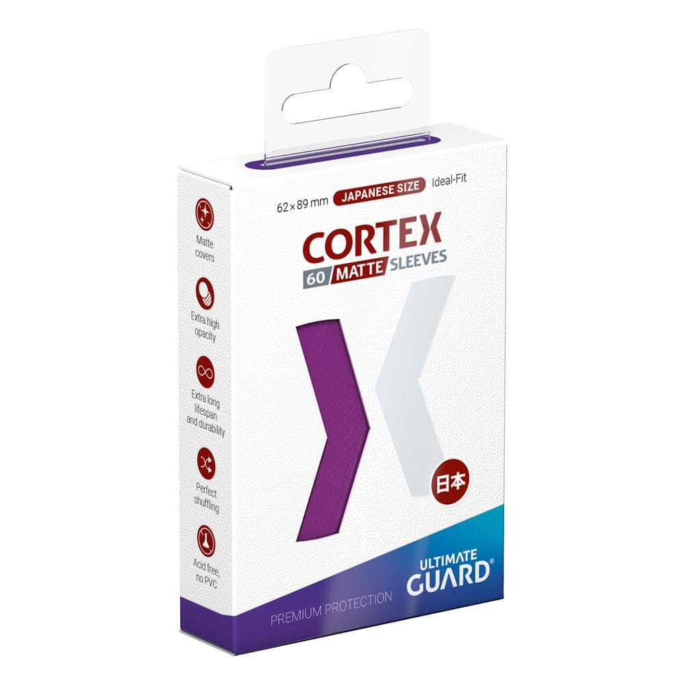Ultimate Guard Cortex Sleeves Japanese Size Matte Purple (60) - Loaded Dice