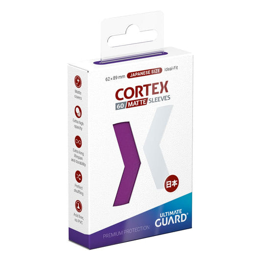 Ultimate Guard Cortex Sleeves Japanese Size Matte Purple (60) - Loaded Dice