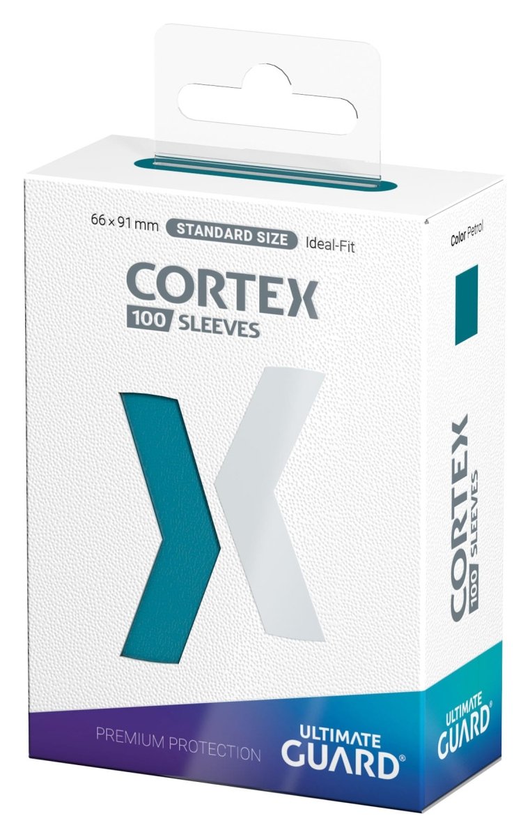 Ultimate Guard Cortex Sleeves Standard Size (100) - Petrol - Loaded Dice