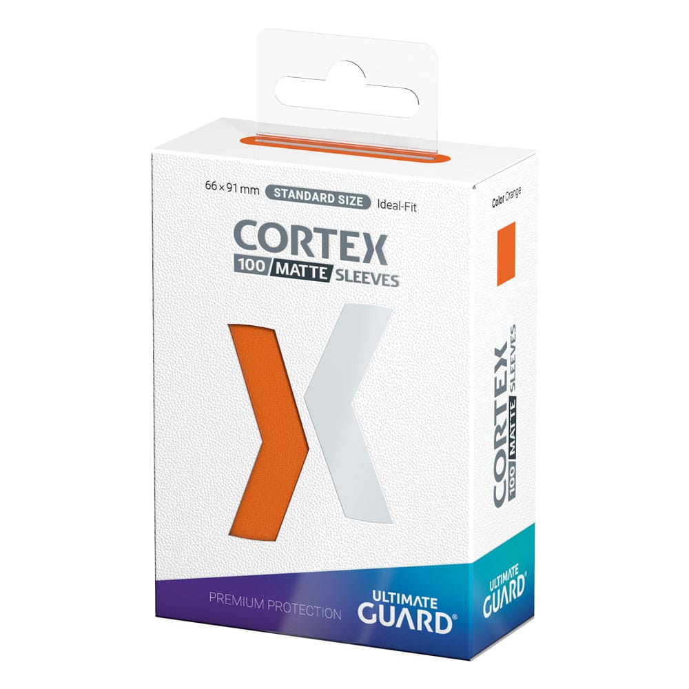 Ultimate Guard Cortex Sleeves Standard Size Matte Orange (100) - Loaded Dice