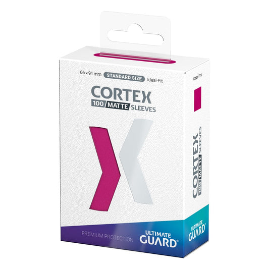 Ultimate Guard Cortex Sleeves Standard Size Matte Pink (100) - Loaded Dice